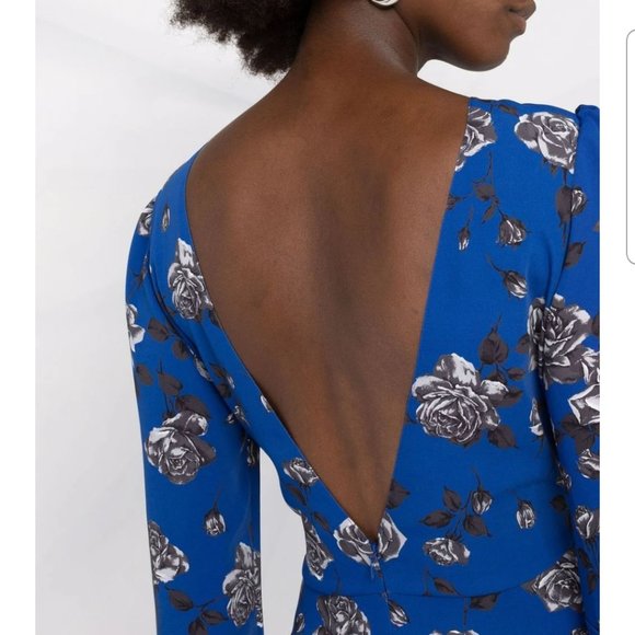 RED Valentino $1389 Floral Print Dress - Picture 10 of 15